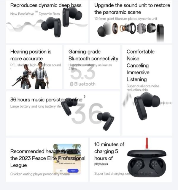 Oneplus Nord Buds 2 CN Version Genuine OnePlus Buds Ace ANC Earbuds - Image 7
